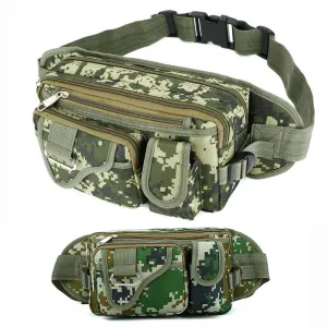 27x11x16cm Multifunctional Outdoor Fishing Tackle Waist Bag Bolsa Outdoor Fanny Waist Pack Army Tactical Waist Bag Belt Pouch