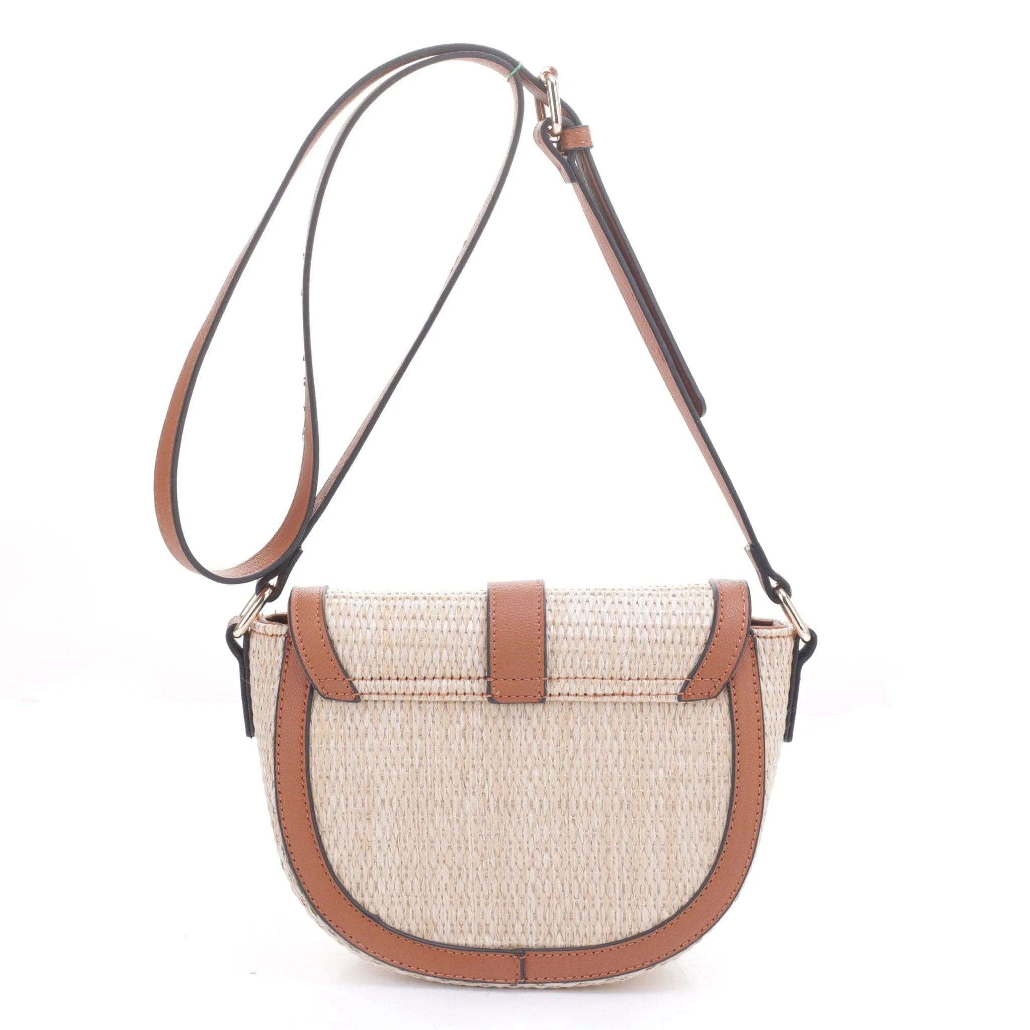 93128 Carmen Woven Straw Crossbody