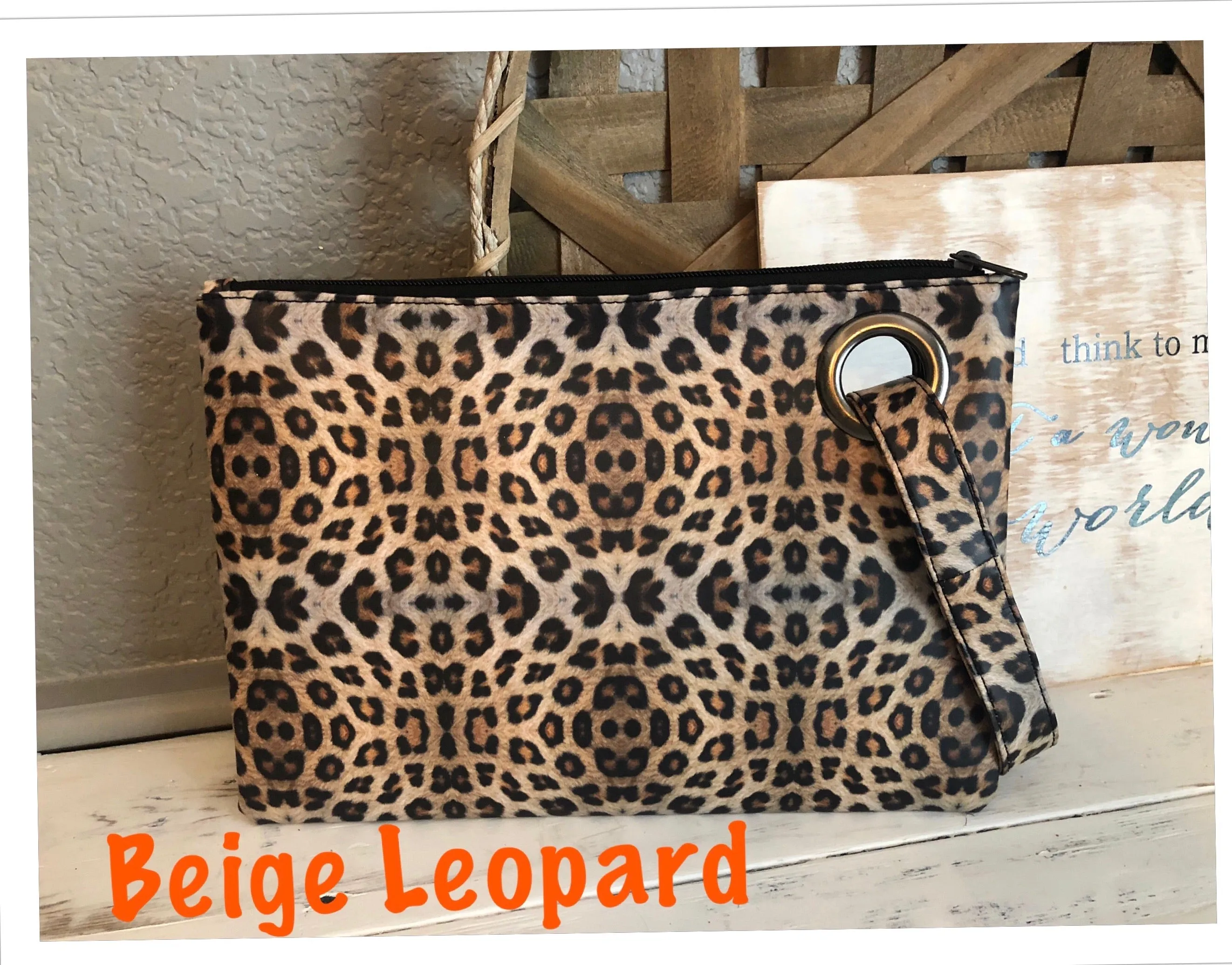 Animal Print Clutch Purse