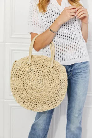 Beach Date Straw Rattan Handbag