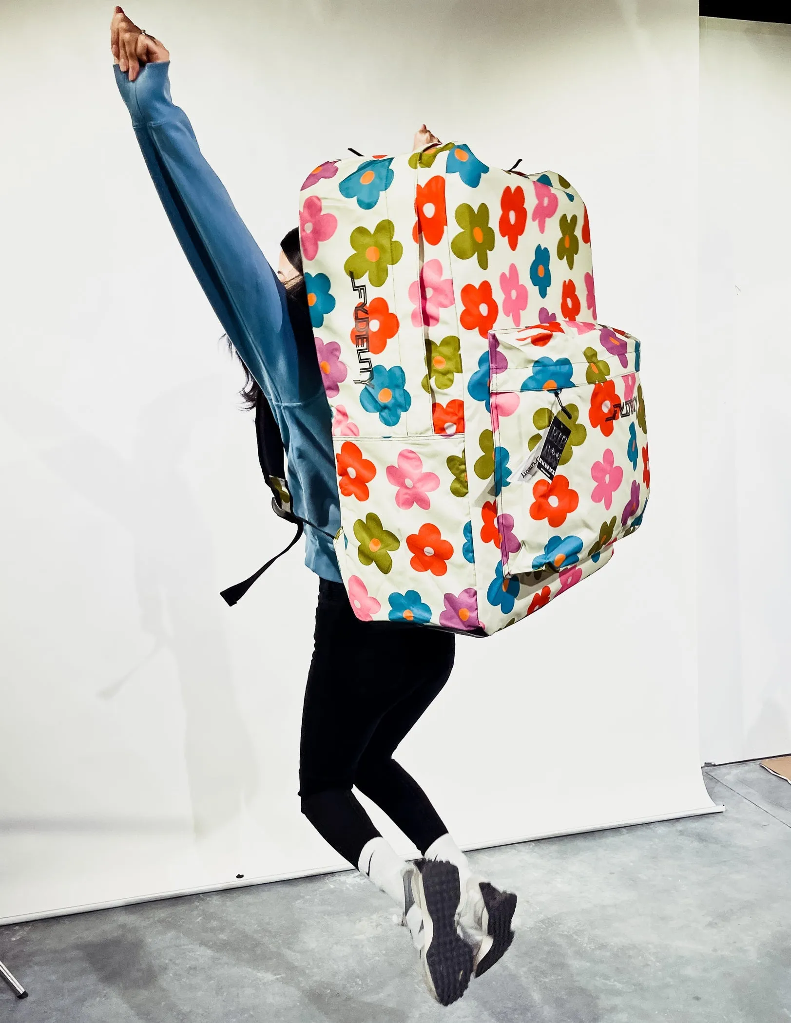 Big A$$ Backpack |900D rPET Recycled | Multi-Poppy