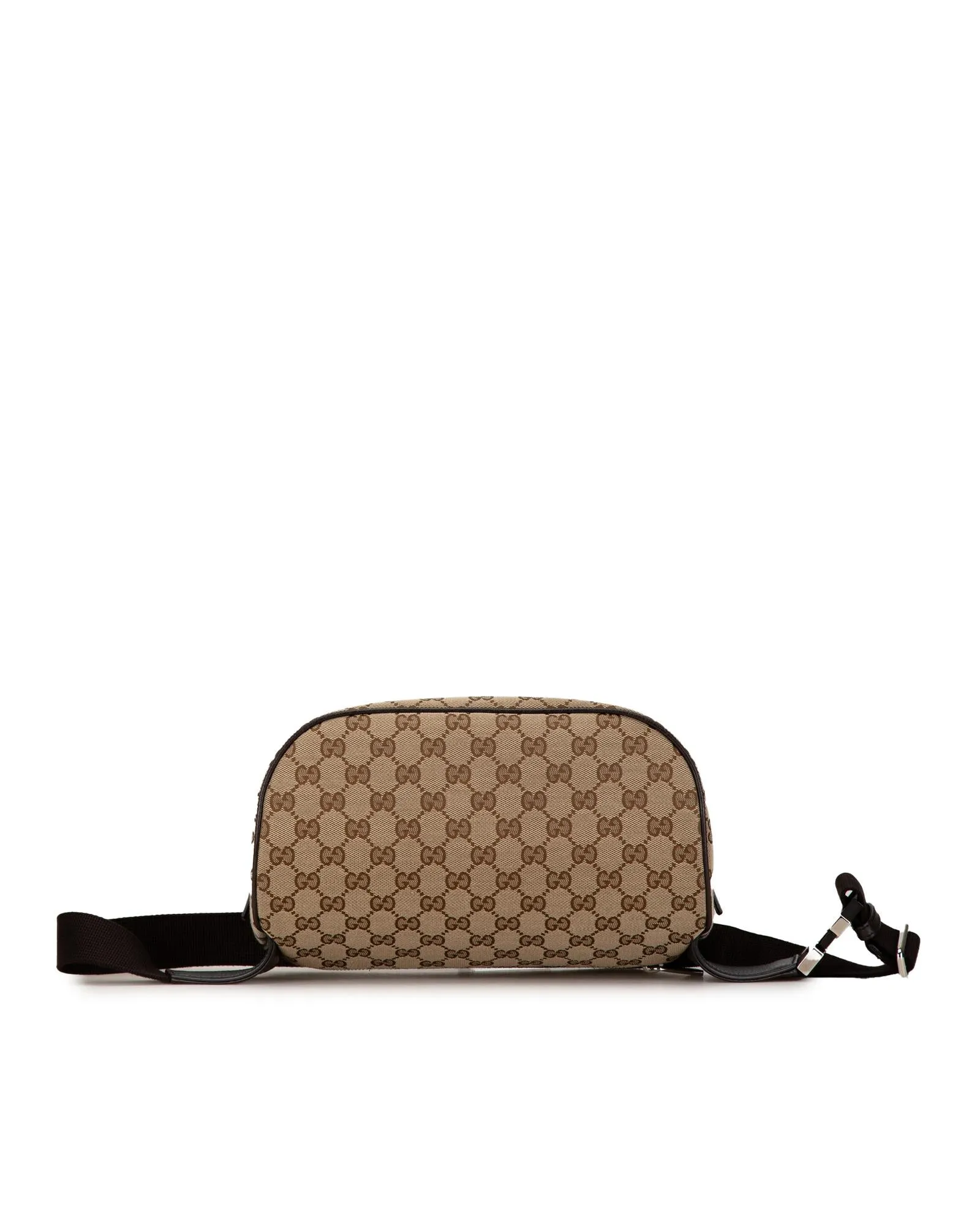 Canvas Waist Pouch with Adjustable Strap and Multiple Zip Pockets