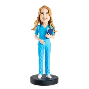 Custom Surgery Female Doctor Physician Bobblehead