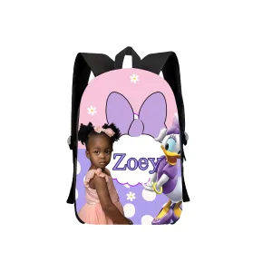 Daisy Duck Backpack - Customizable with Photo and Name