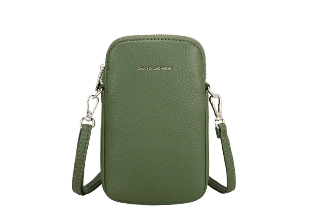 David Jones NV6937-1 Crossbody Phone Bag (16 Colours )