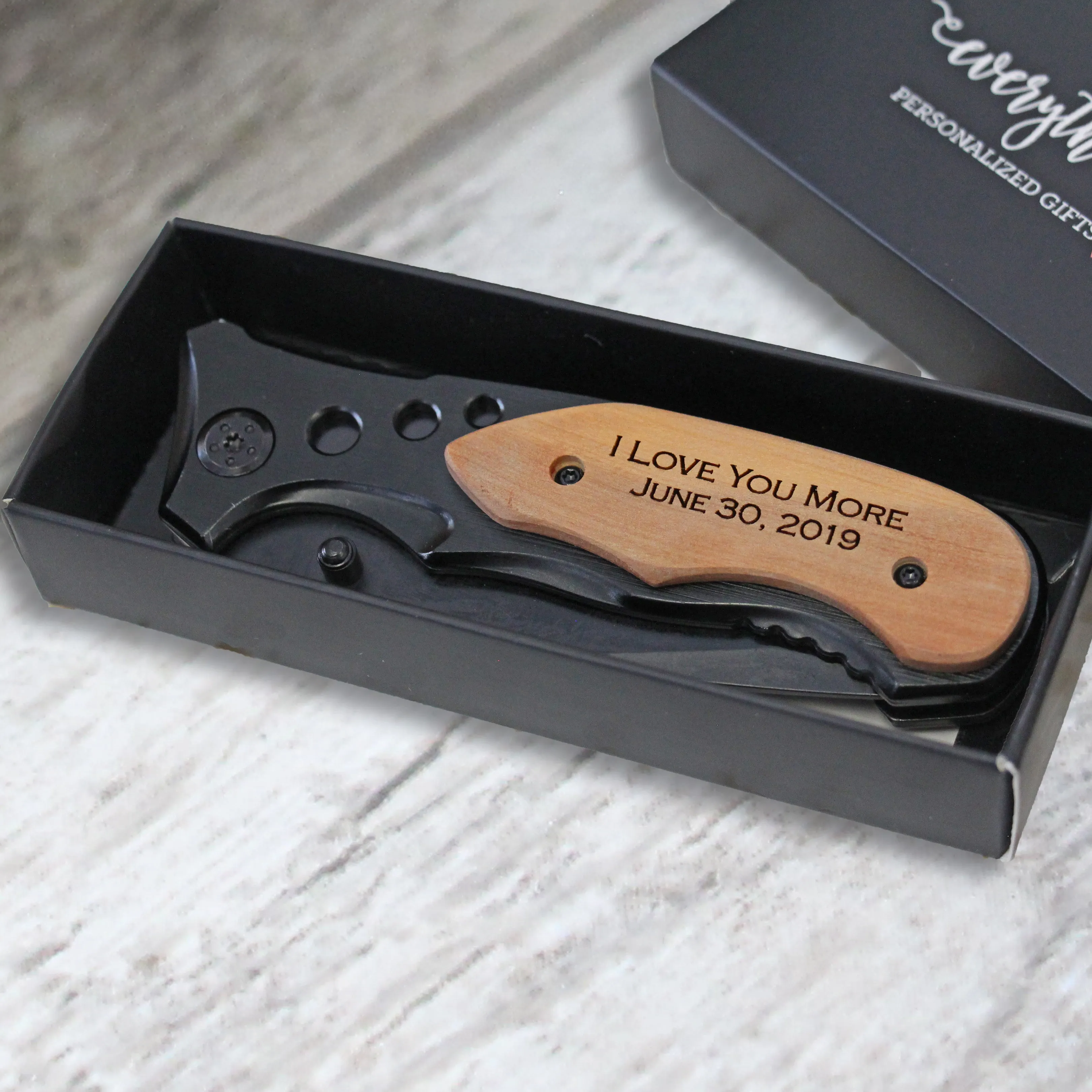 Engraved Pocket Knife