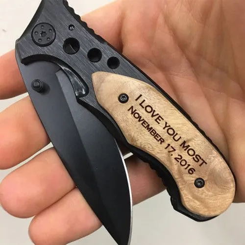 Engraved Pocket Knife