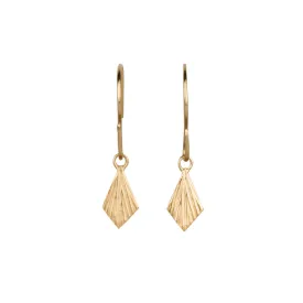 Flame Vermeil Dangle Earrings