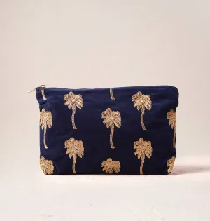 Gold Palm Everyday Pouch