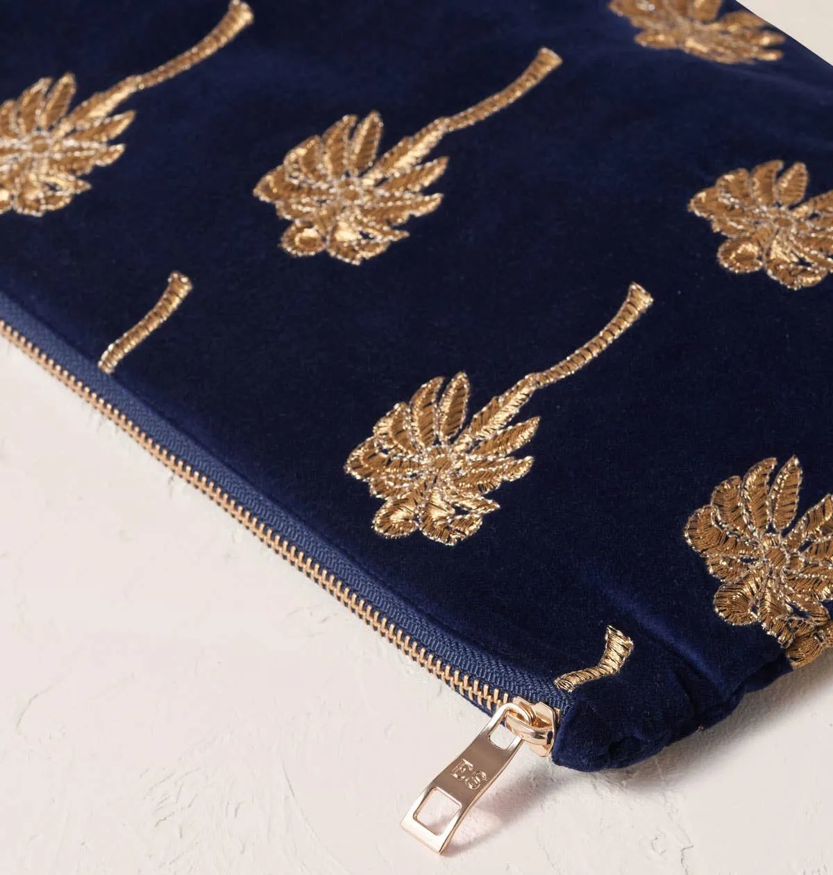 Gold Palm Everyday Pouch