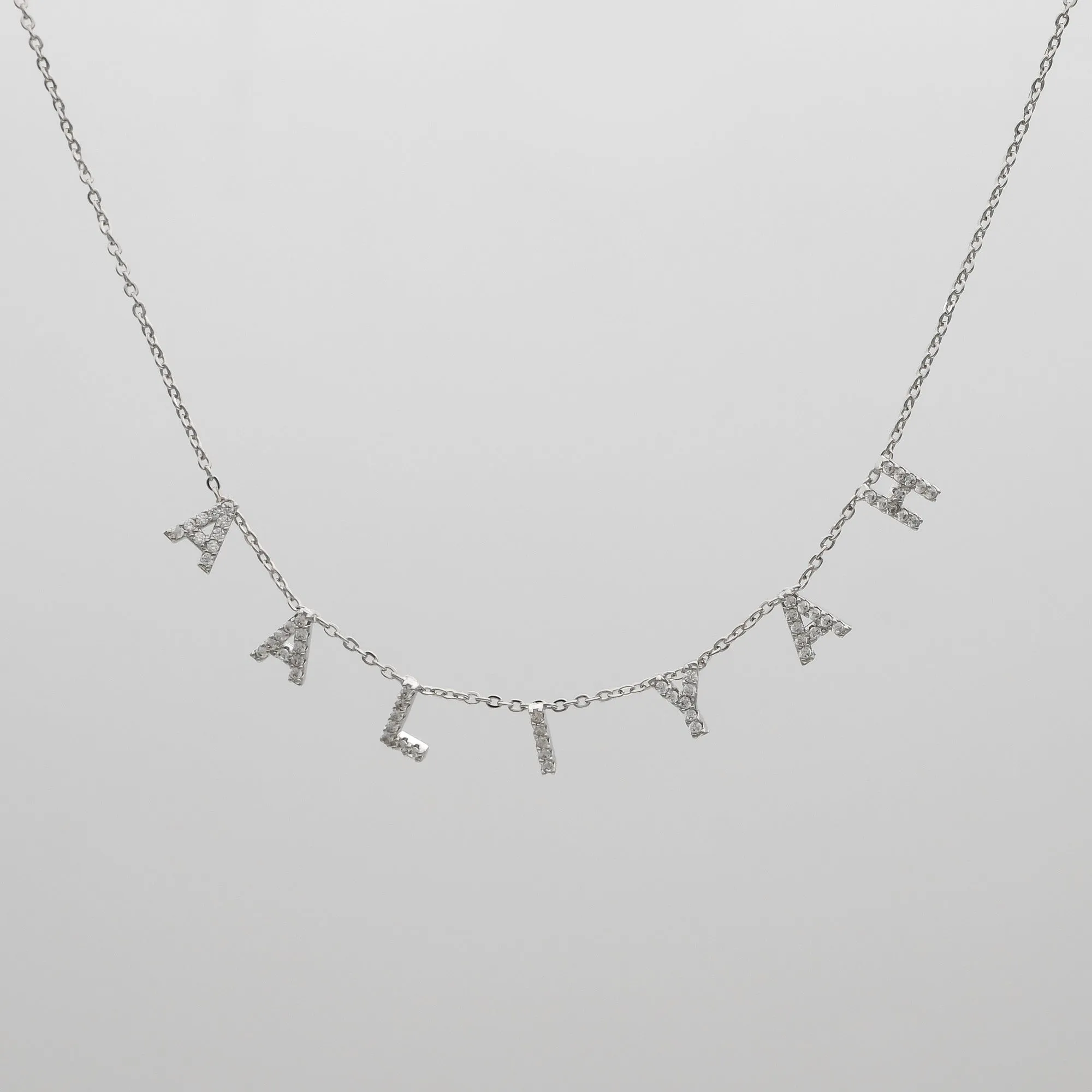 ICY Suspended Custom Name Necklace