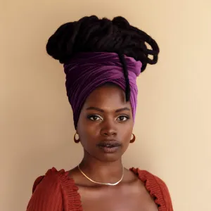 Iolite Velvet Headwrap