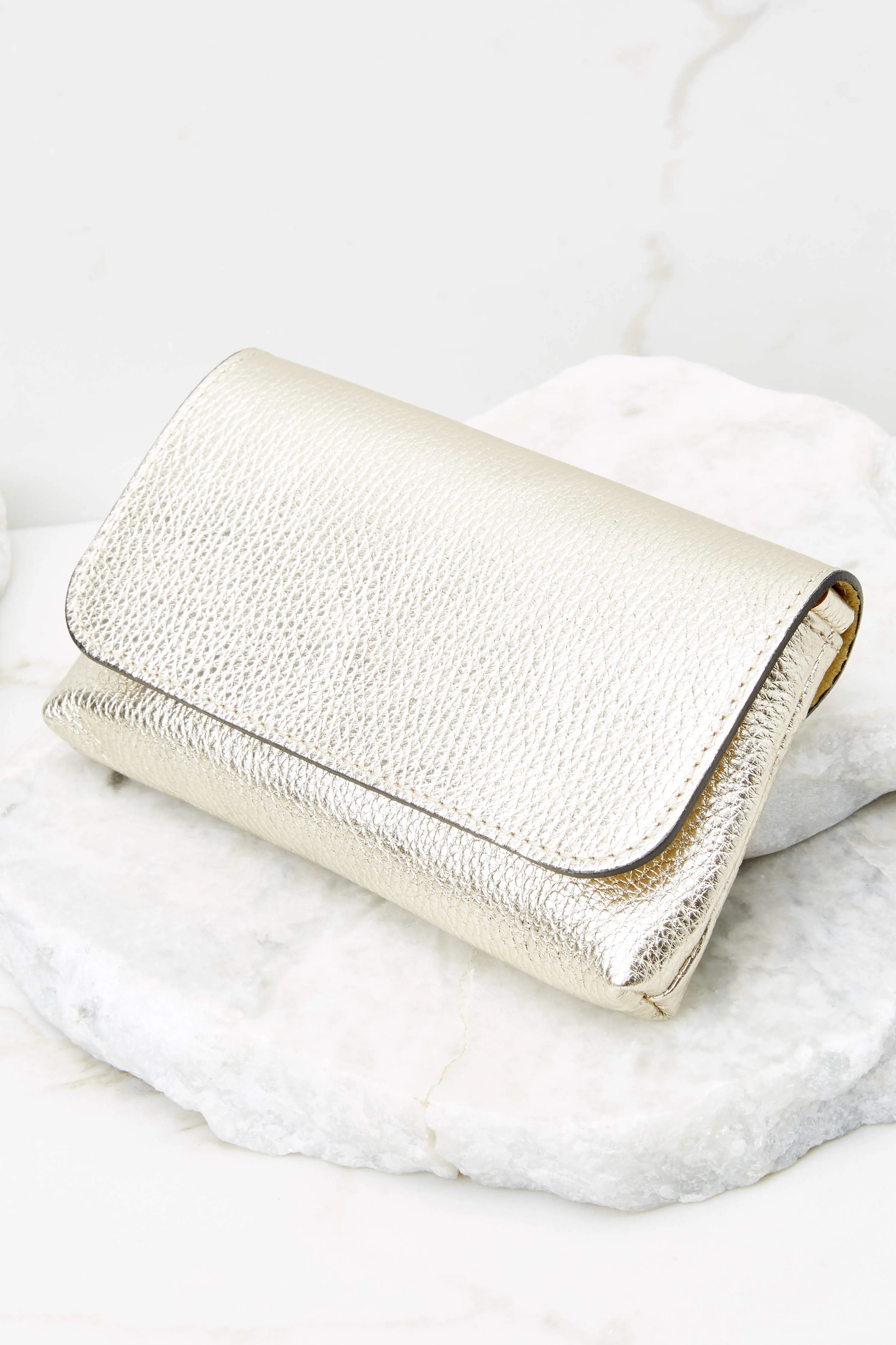 Little Lady Gold Leather Bag