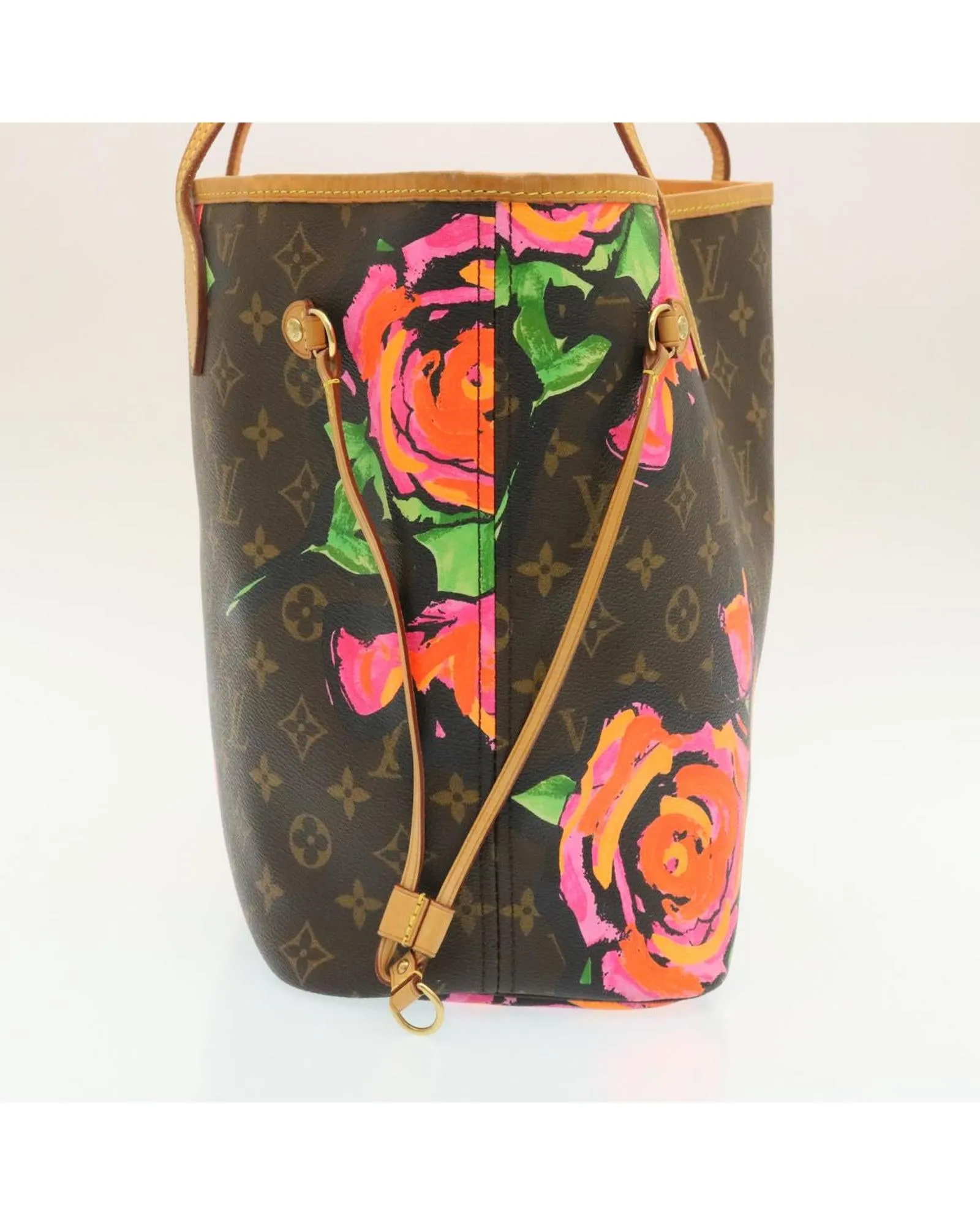 Monogram Rose Neverfull MM Tote Bag