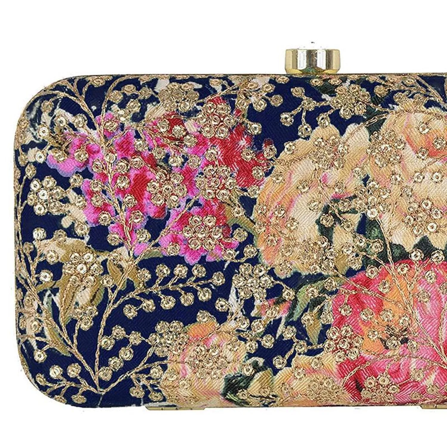 Navy Blue Party wear Designer Women Clutches for Wedding