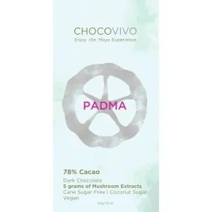 Padma Mushroom Dark Chocolate Bar