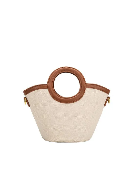 Reese Saddle Vegan Crossbody Bag