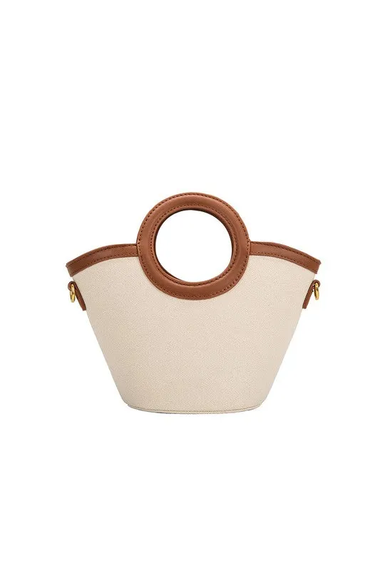 Reese Saddle Vegan Crossbody Bag