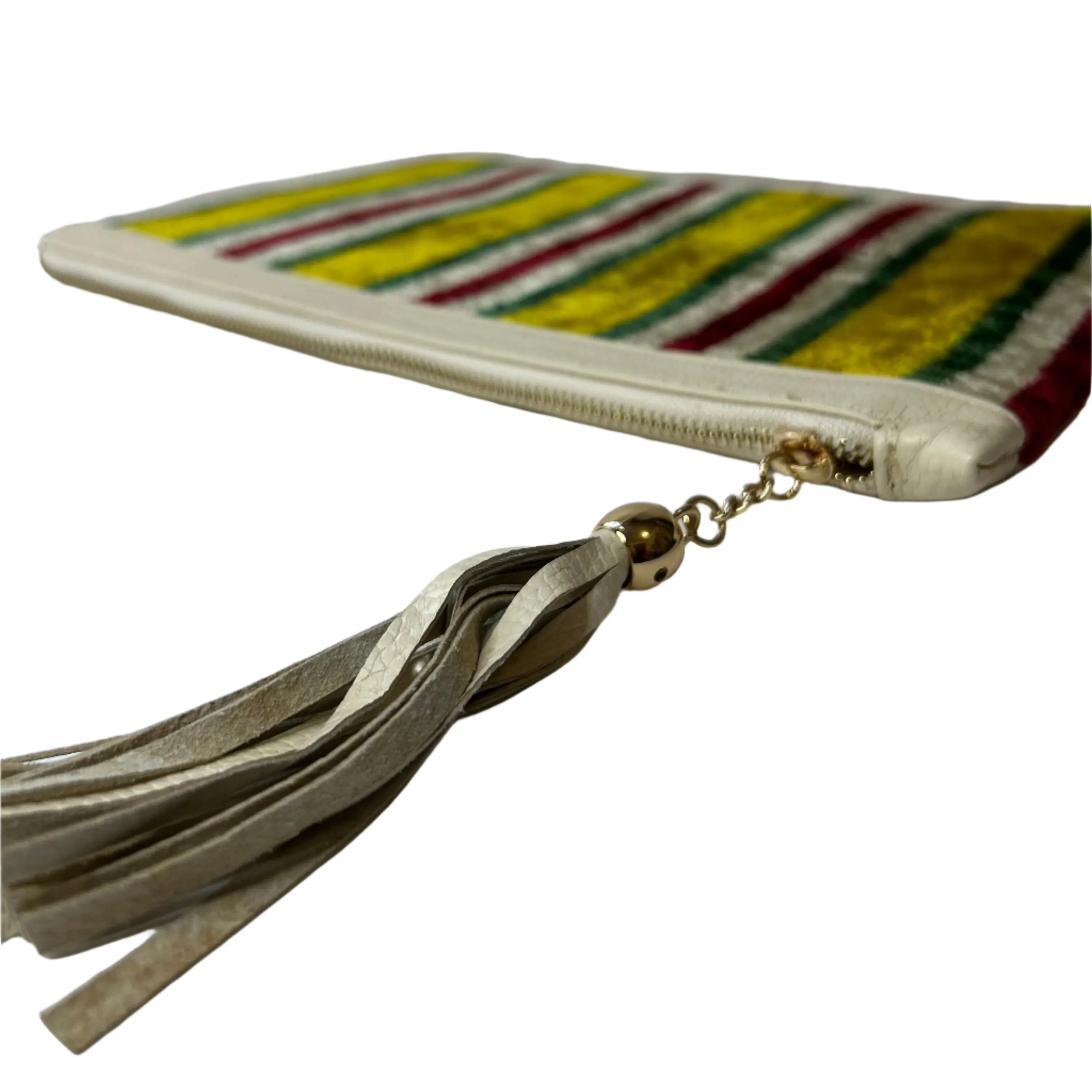 Velvet Stripe Clutch